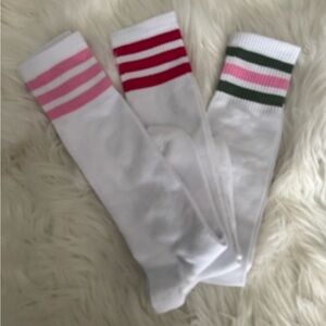 GNL Holly Madison Striped Knee-High Socks Set